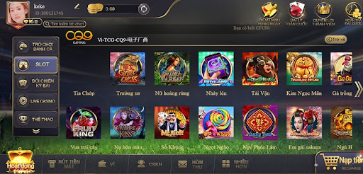 Giới thiệu sảnh CQ9 Gaming