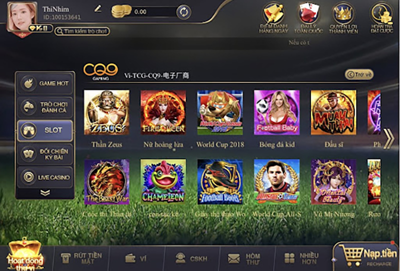 Giải trí cùng game Vũ Mị Nương CFUN68