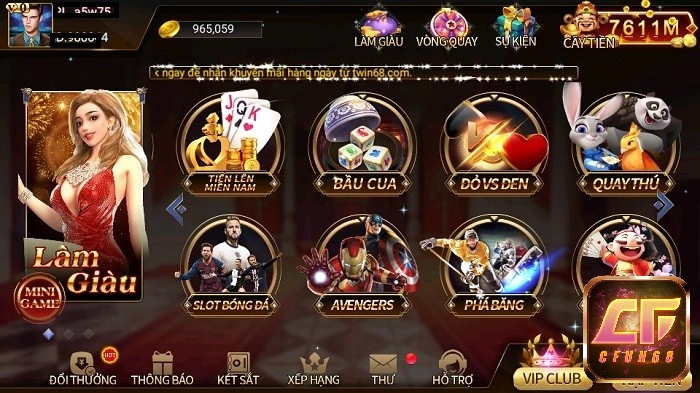 Nhà cái Twin68 cuốn hút người chơi bởi kho game đặc biệt