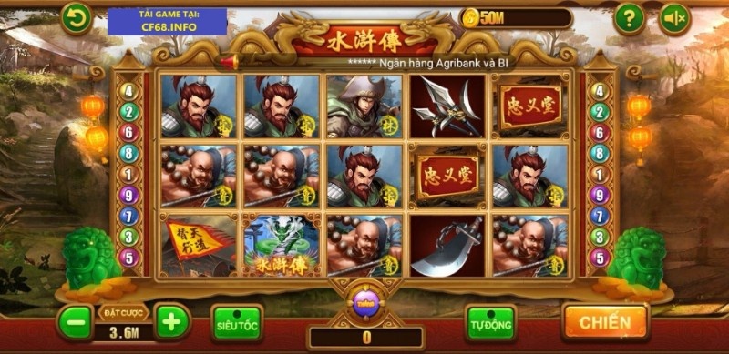 Game thủy hử hot nhất nhà cái cfun68 hiện nay