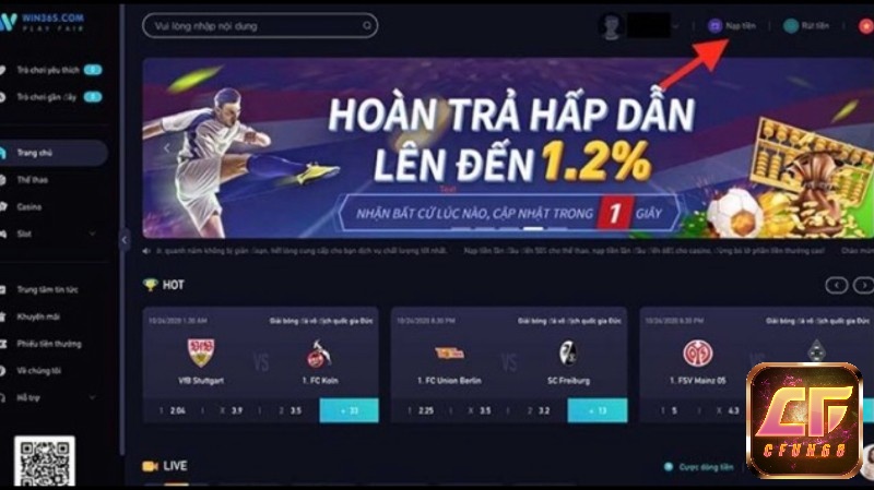 Hoàn trả hấp dẫn khi tham gia Win365