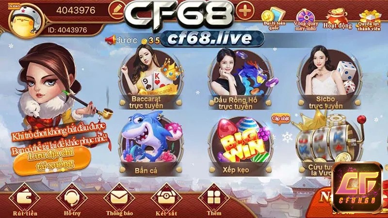 Khác với các cổng game khác, cf68.live đi sâu vào phát triển game bài