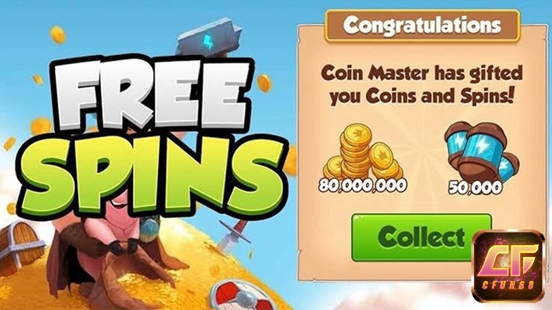 Cách nhận spin coin master miễn phí