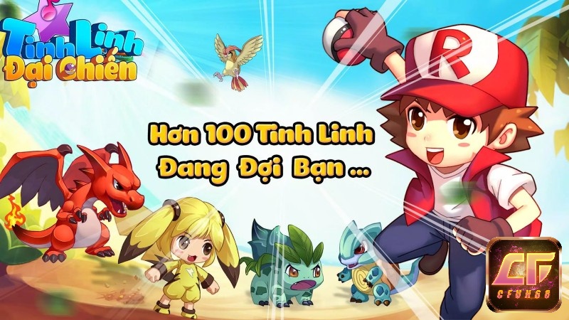 Game tinh linh đại chiến lấy cảm hứng từ Pokemon go