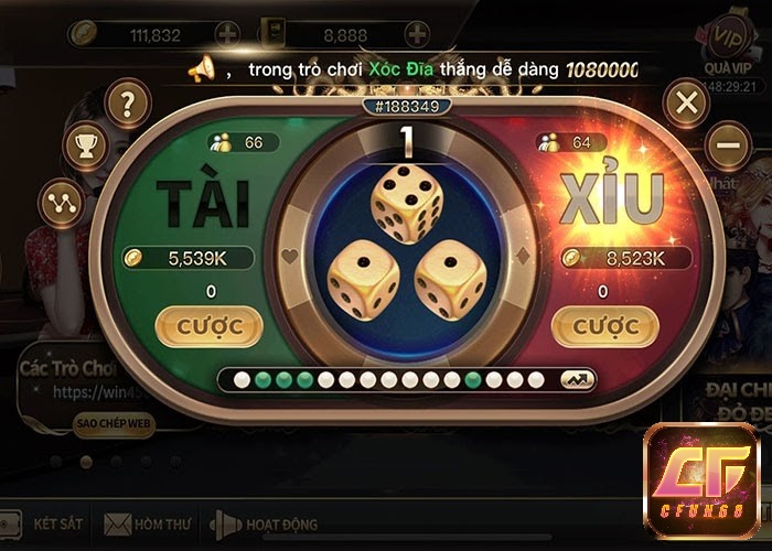 Game tài xỉu online siêu hay tại nhà cái cfun68