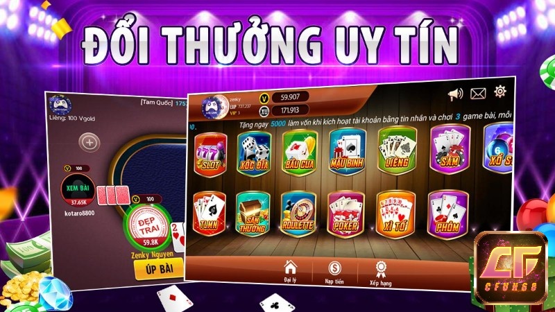 Game đánh bài đổi the cào uy tín là game gì?