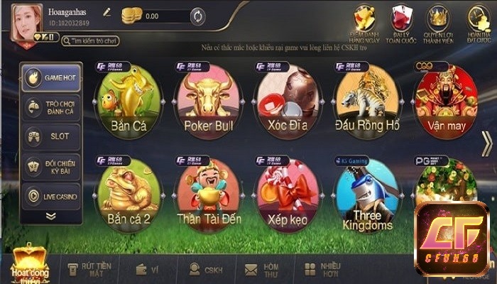 Khám phá game bắn cá đổi thẻ cào cfun68 