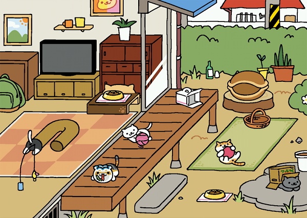 Taigame meo Neko Atsume: Kitty Collector 2D đáng yêu