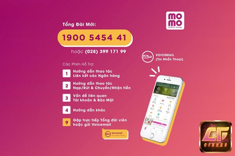 Tong dai Momo cập nhật số điện thoại CSKH mới 2022