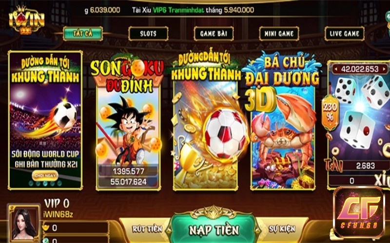 Iwin là cổng game đổi thưởng hàng đầu