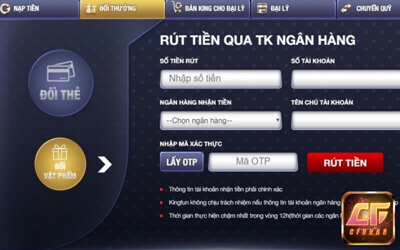 Rút tiền thưởng an toàn tại Go.win 