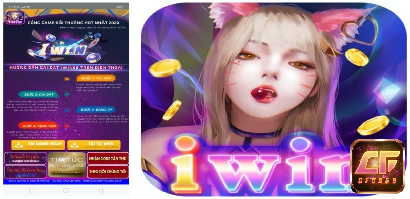 Tải app Iwin club về điện thoại