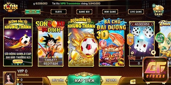 TOP game nổi bật trên IWIN