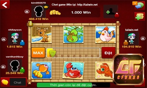 Tỷ lệ tính xác suất khi chơi game bầu cua online