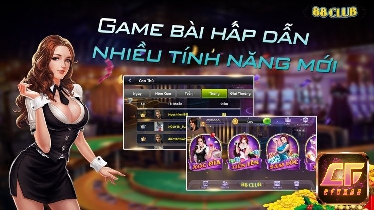 Gem 88 club – Cổng game bài đổi thưởng ăn tiền uy tín