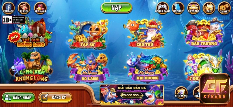 Những tựa game bắn cá đổi thưởng 