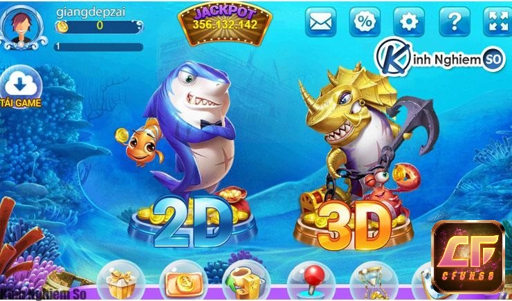 Trải nghiệm game bắn cá uy tín tại Cfun68