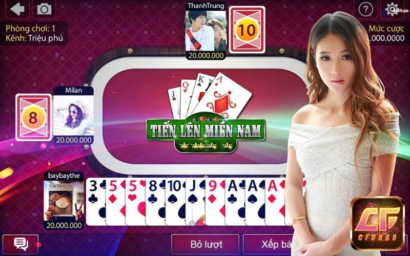 Danh bài tiến lên miền nam nhận thưởng lớn cùng cfun68