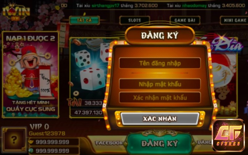 Hướng dẫn cách đăng ký tài khoản tải game bai Iwin