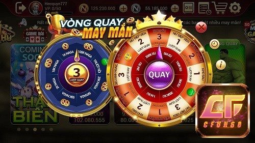 Vào vòng quay để lựa chọn phần quà hãy các phần thưởng