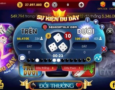 Game tài xỉu mới nhất với tỷ lệ thưởng cao tại Cfun68