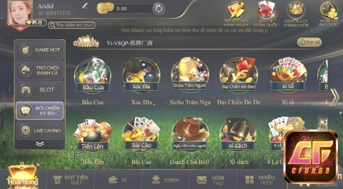 Tải game đánh bài tiến lên tại Cfun68.