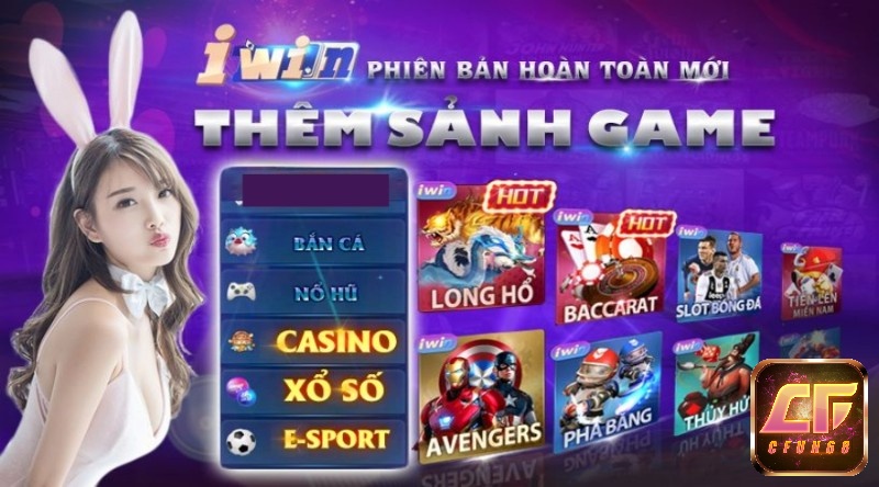 I WIN là web game thường xuyên cập nhật thêm sảnh game mới