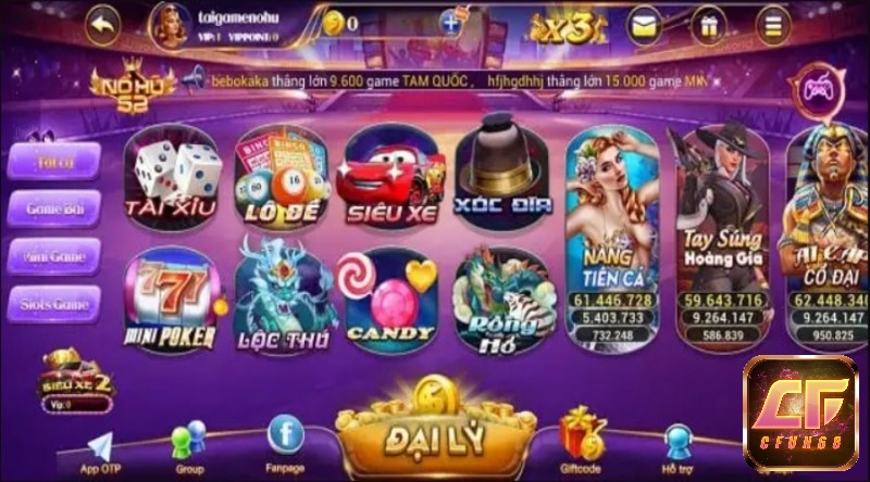 Khám phá kho game đầy màu sắc và chất lượng của nổ hũ 52 ios