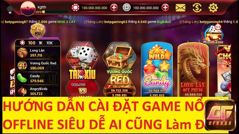 Tải game no hu nhanh chóng cho tân thủ