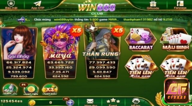 Kho game cược đón đầu xu hướng của WIN688