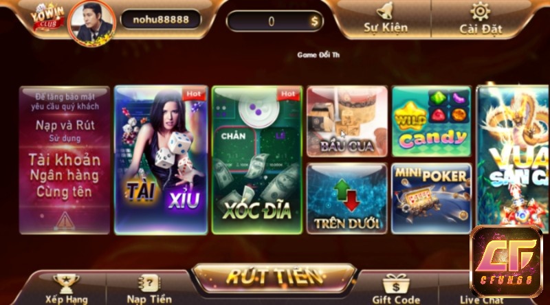 Khám phá những sản phẩm game hot tại Yowin.clup