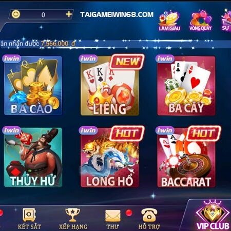 Tai gameiwin – Trải nghiệm thiên đường game cược iwin68