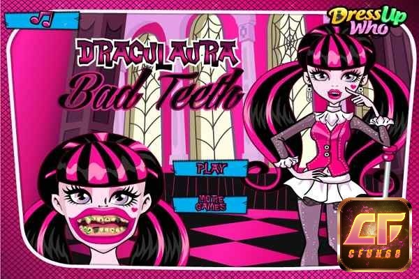 game phau thuat rang - Draculaura Bad Teeth là trò chơi miễn phí