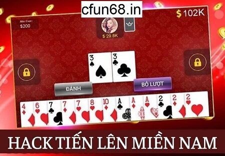 Hack giftcode Tiến lên Miền Nam nhập quà FREE cùng Cfun68