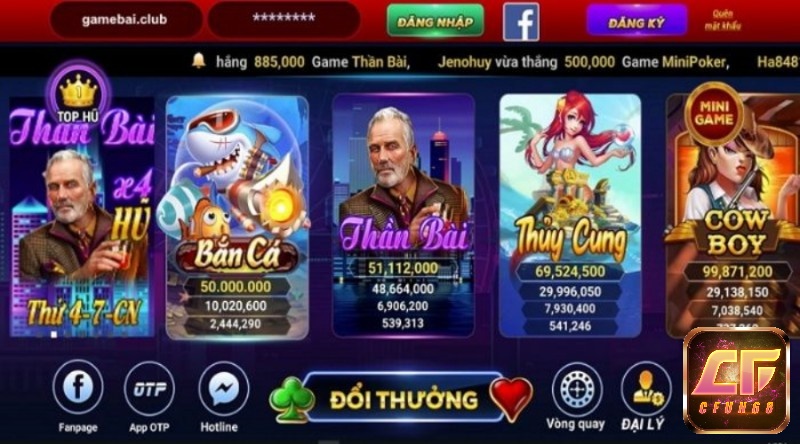 Kho game khủng được săn đón nhiều tại Sảnh vip phiên bản mới