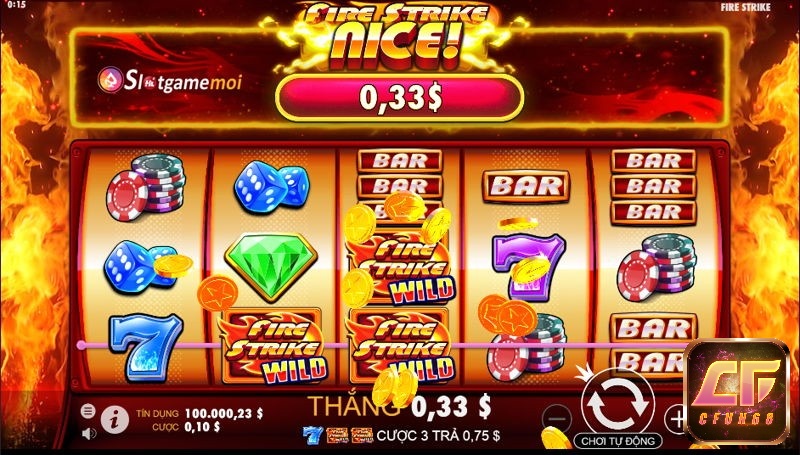 Giao diện của slot game