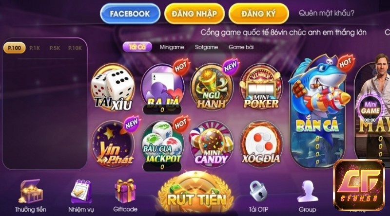 Các game cược hấp dẫn nhất có tai game Sam 86