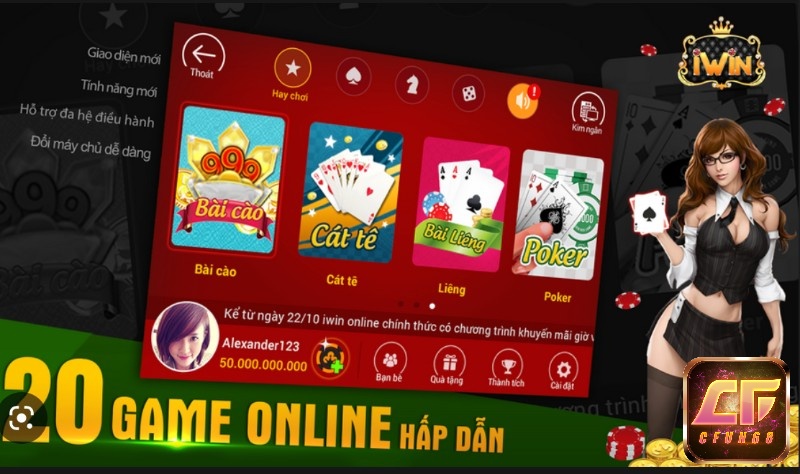 Tải iwin miễn phí theo những chia sẻ Cfun68