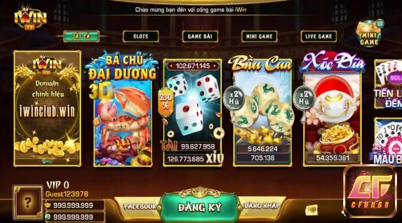 Kho game nổi bật anh em có thể trải nghiệm khi taiIWINonline