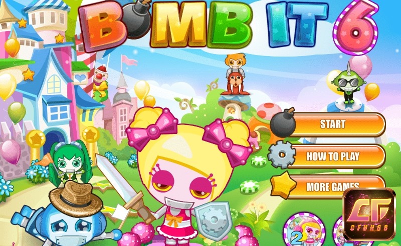 Hướng dẫn cách bước tham gia chơi game đặt bom x6 đơn giản nhất