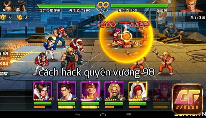 Hack quyền vương 98 với 3 bước đơn giản