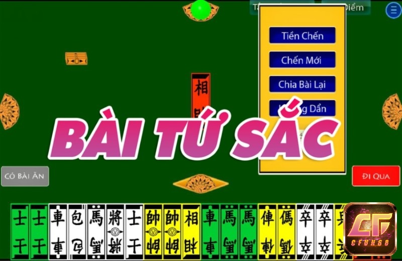 Bài tứ sắc được triển khai online trên cổng game CFUN68