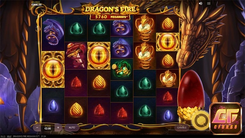 Dragon’s Fire Megaways có cách chơi đơn giản