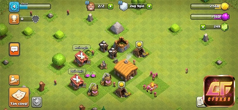 Game Clash of Clans với lối chơi xây dựng và chiến thuật quen thuộc và hấp dẫn