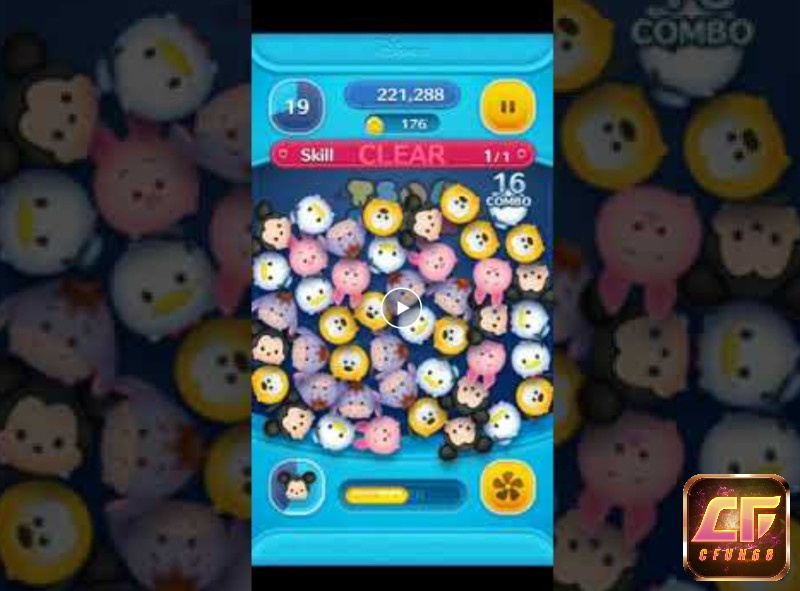 Lối chơi đơn giản được yêu thích trong game Disney Tsum Tsum