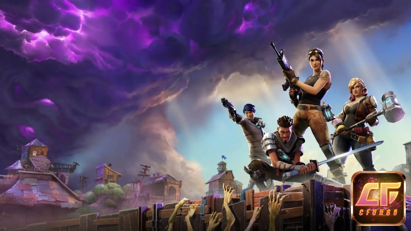 Đồ họa theo phong cách hoạt hình phương Tây của Fortnite