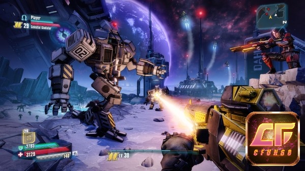 Borderlands: The Pre-Sequel! nổi tiếng với hệ thống trang bị độc đáo và phong phú