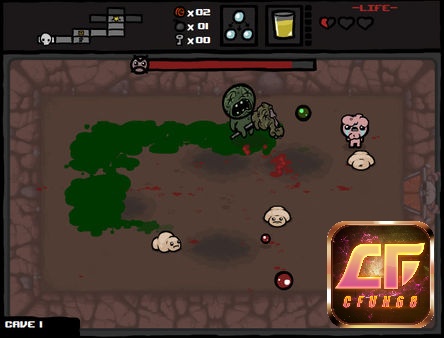 Game The Binding of Isaac có một phong cách thiết kế hoạt hình độc đáo