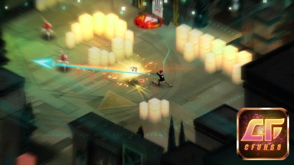 Vũ khí chính trong game là thanh Transistor