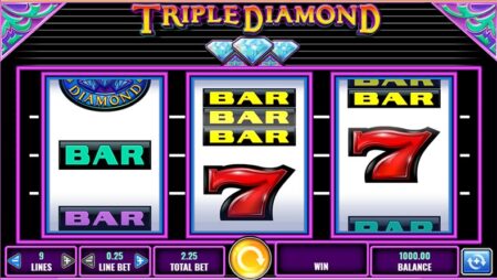 Triple Diamond – Slot game lấy chủ đề Las Vegas đẹp mắt